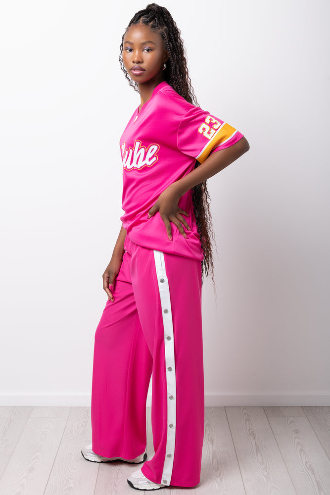 Pink Graphic Soccer T-Shirt (1)