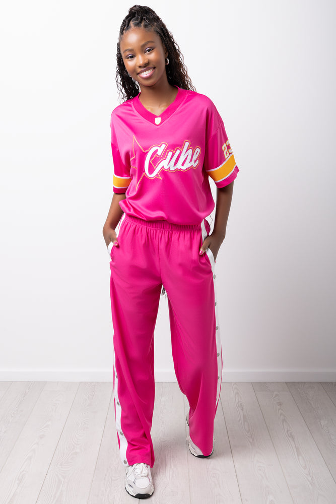 Pink Popper Side Trackpants