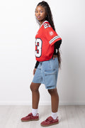 Red Mesh Football Jersey (1)