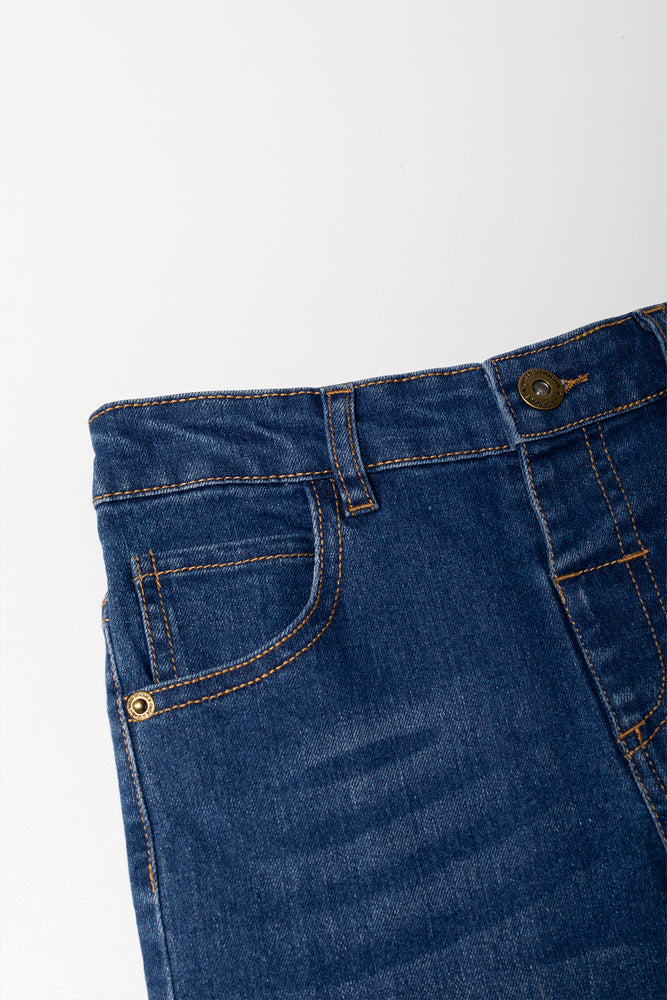 Skinny Denim Jeans Mid Blue (1)