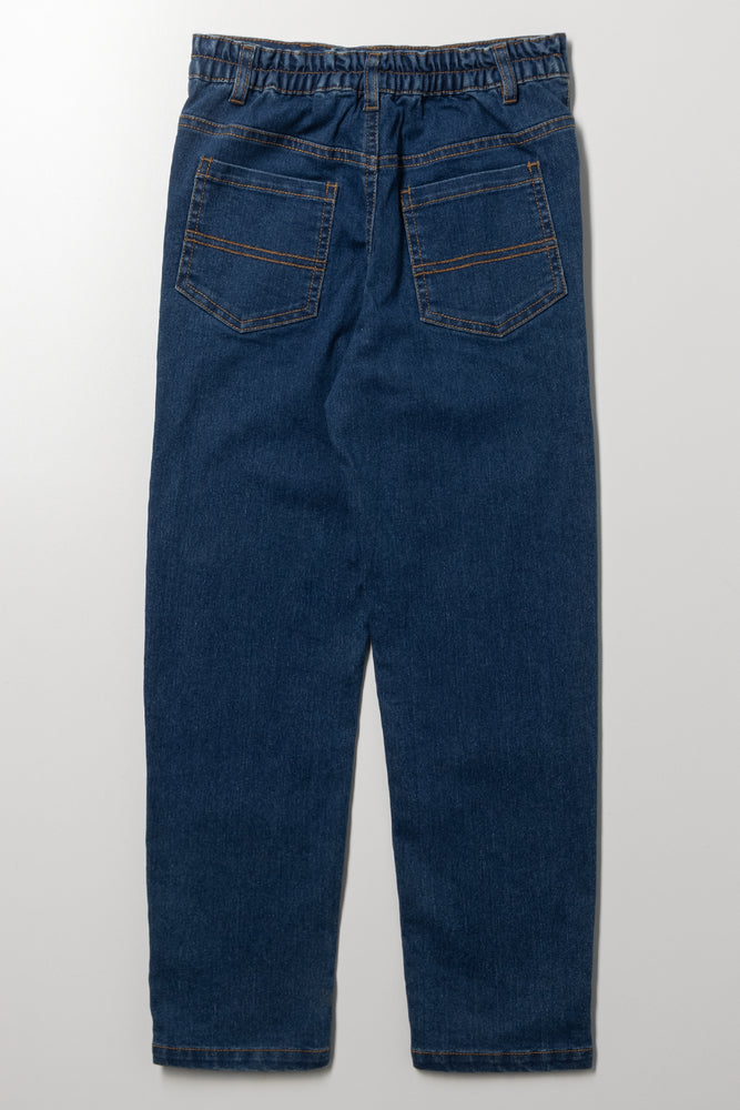 Skinny Denim Jeans Mid Blue (2)