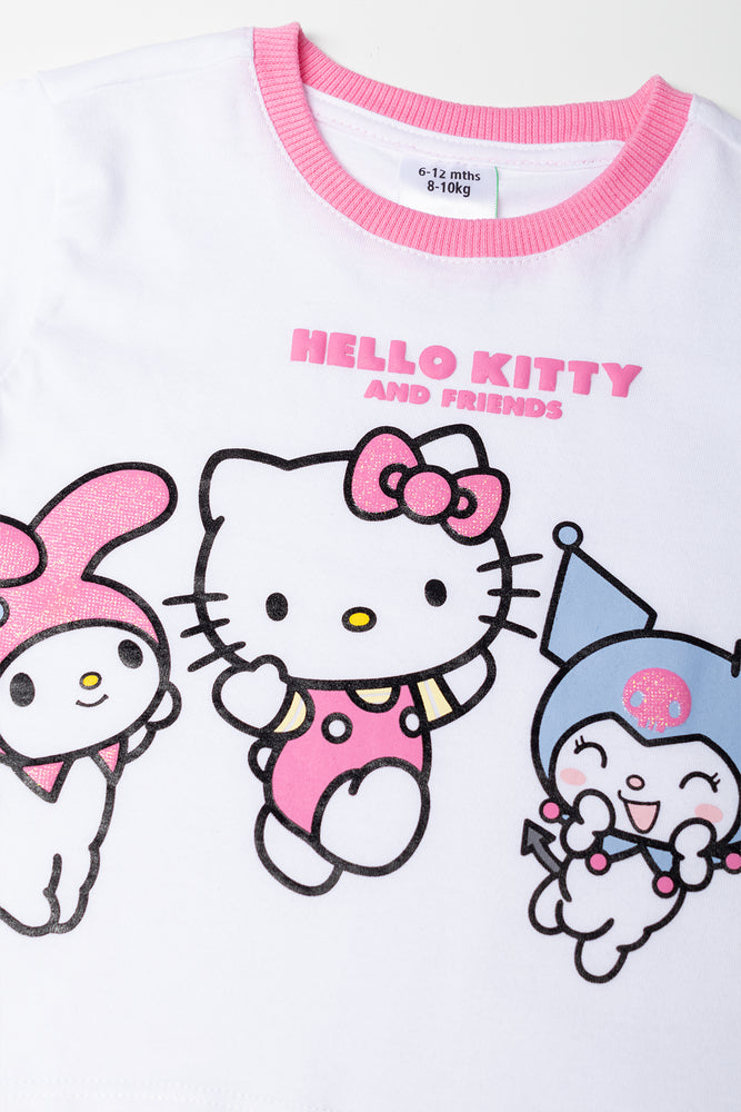 Hello Kitty Friends White T-Shirt (1)