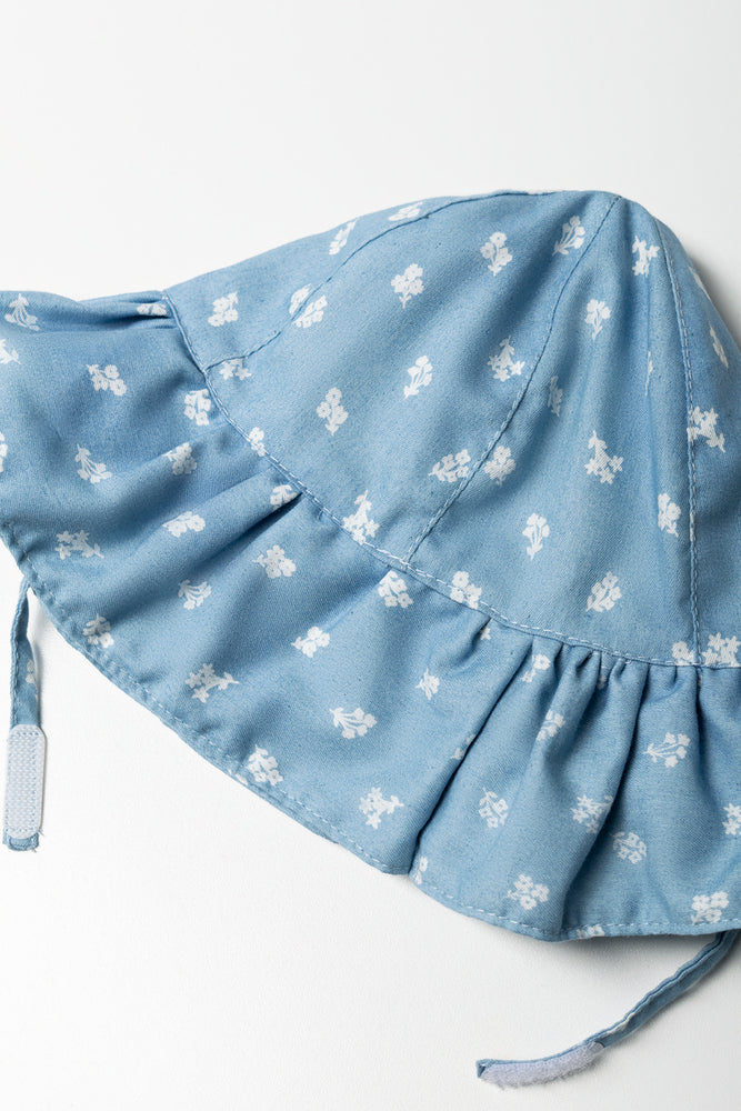 Blue Printed Baby Hat (1)