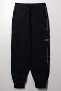 Black Sporty Cargo Pocket Pants