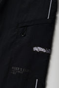 Black Sporty Cargo Pocket Pants (1)