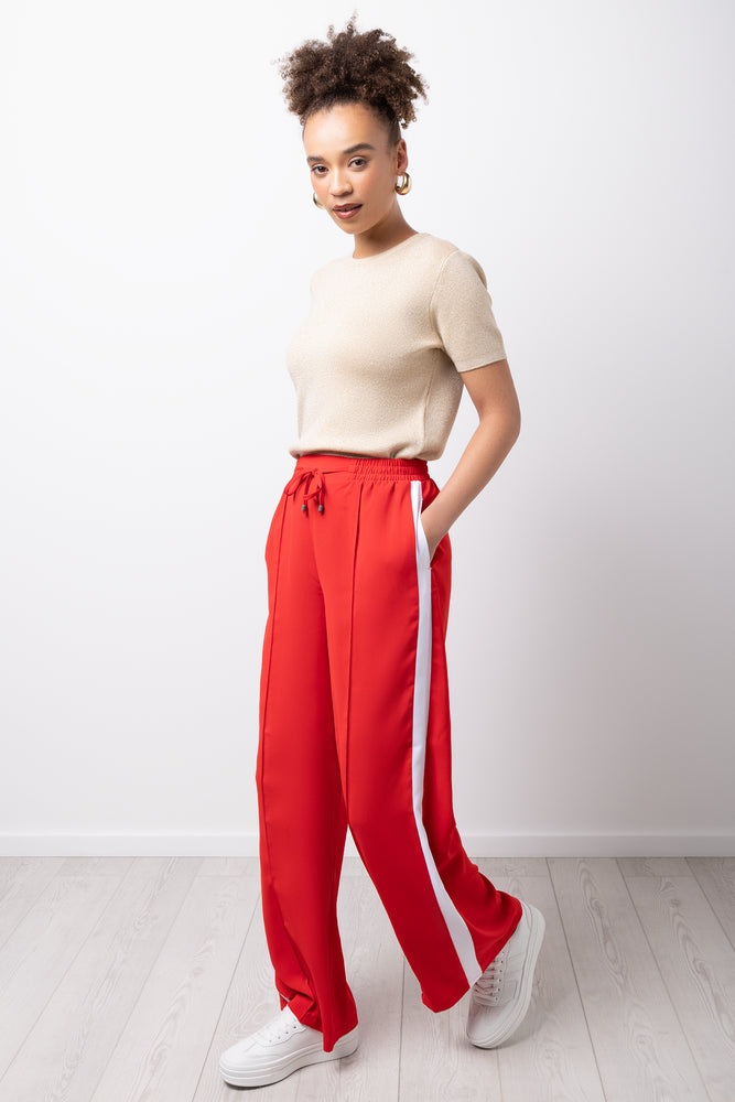 Lurex Short Sleeve Crew Neck Knitwear Gold (1)