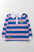 Minions Striped Long Sleeve Golfer