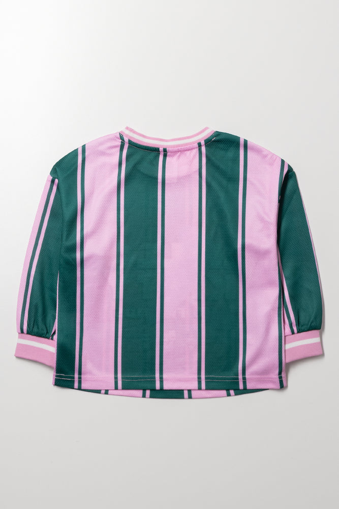 Hello Kitty Football Jersey Green And Pink (2)