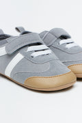 Grey Retro Crib Sneakers (2)