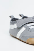 Grey Retro Crib Sneakers (3)