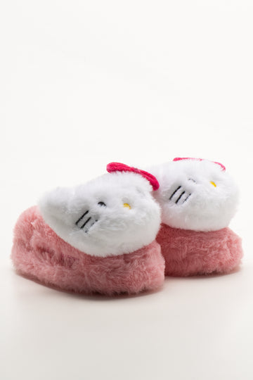 Hello Kitty Novelty Plush Slippers