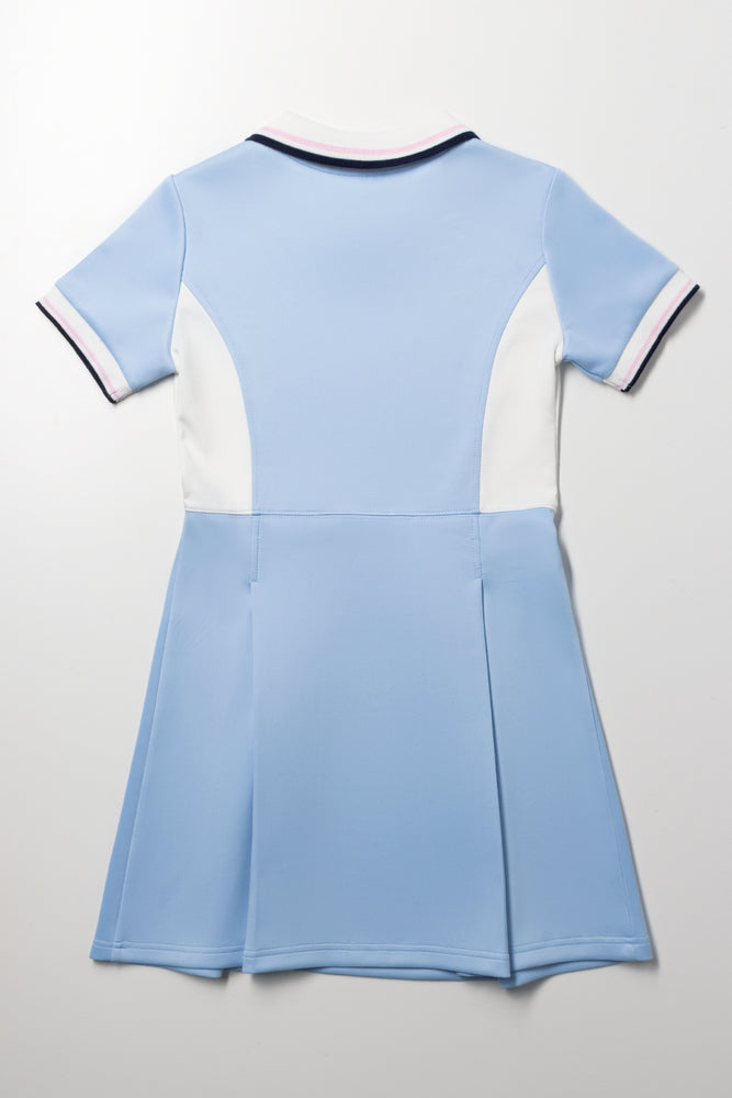 Light Blue Collared Tennis Dress (2)