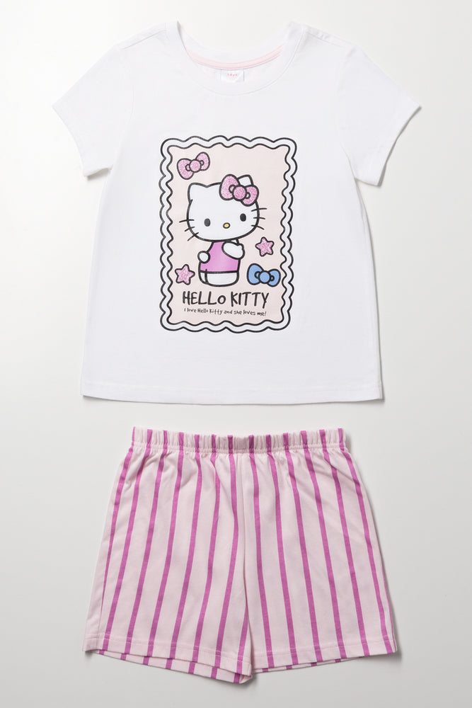 Hello Kitty Graphic Shorty Set