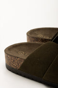 Stitch Detail Clog Brown (3)