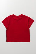 Tiger Short Sleeve T-Shirt Red (2)