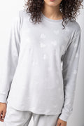Heart Pyjamas Grey (3)