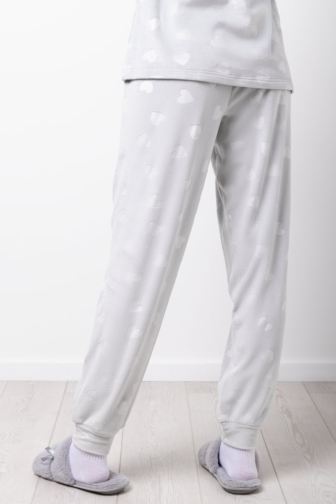 Heart Pyjamas Grey (6)