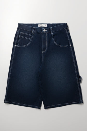 Indigo Denim Carpenter Shorts