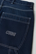 Indigo Denim Carpenter Shorts (2)