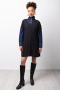 Black Versatile Mini Shift Dress