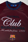 Maroon Barcelona Soccer T-Shirt (1)