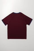 Maroon Barcelona Soccer T-Shirt (2)