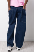 Indigo Barrel Leg Jeans (2)