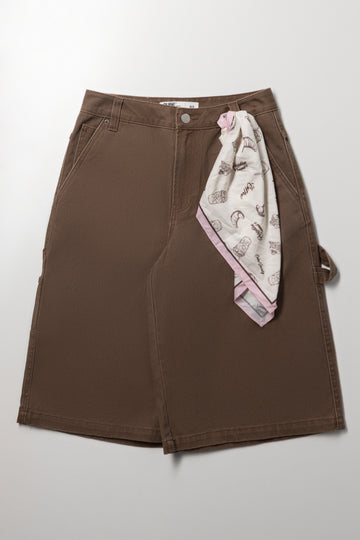 Brown Carpenter Jorts