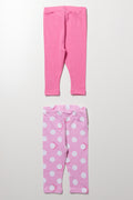 Minnie Mouse Pink Leggings 2 Pack (2)
