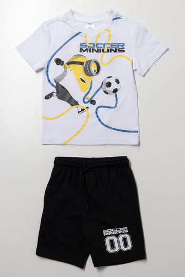 Minions Soccer Graphic T-Shirt Set