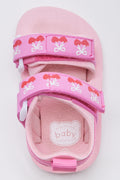Cherry Print Sandal Pink (4)