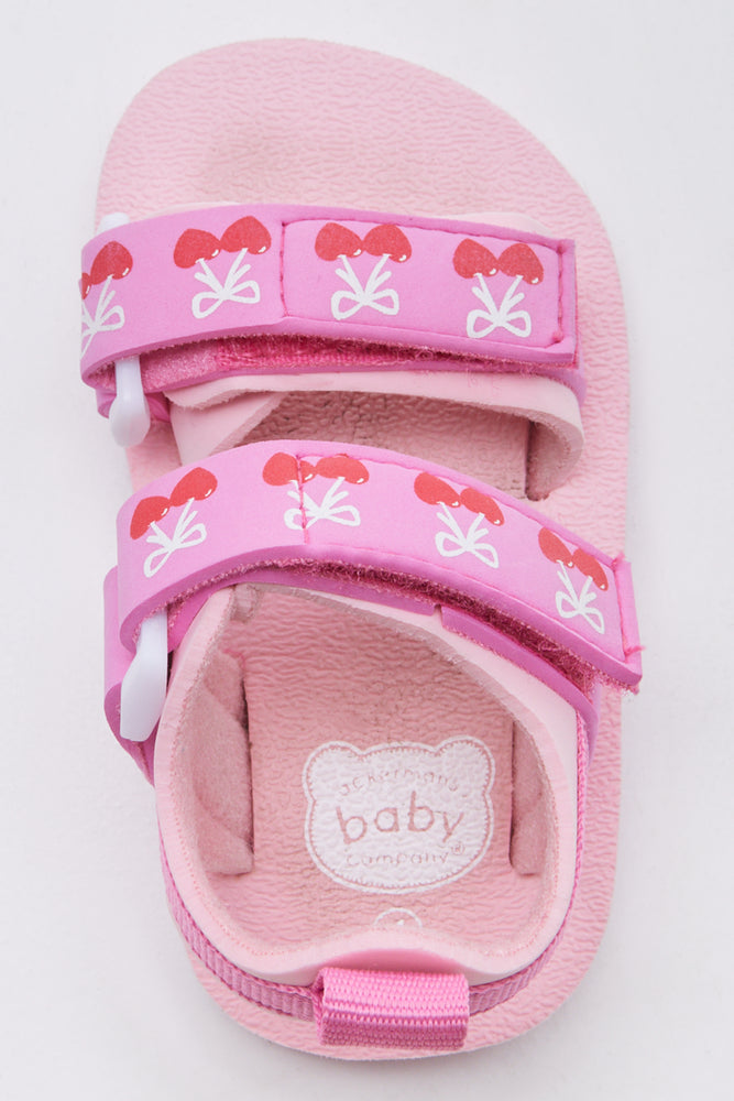 Cherry Print Sandal Pink (4)