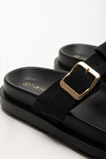 T-Bar Buckle Sandals Black (3)