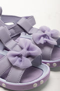 Lilac Bow Open Toe Sandals (2)