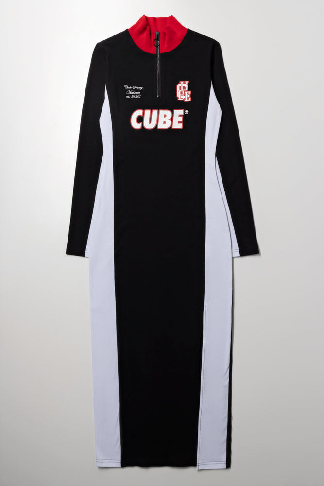 Black & White Colour Block Dress