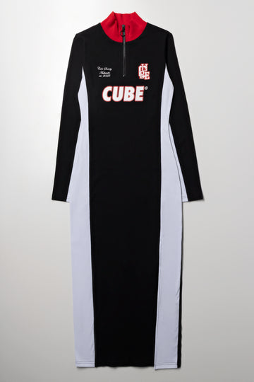 Black & White Colour Block Dress