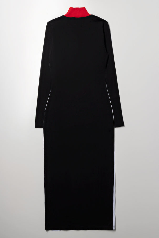 Black & White Colour Block Dress (2)