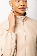 Stone Nylon Bomber Jacket (3)