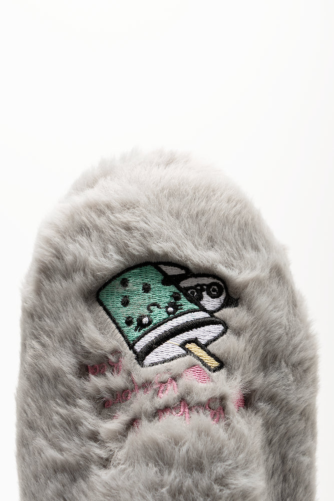 Boba Panda Slippers Grey (4)
