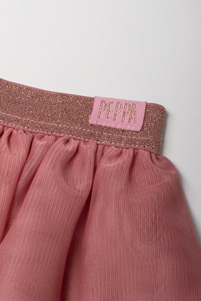 Peppa Pig Tracktop And Skirt Set Pink (2)