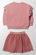 Peppa Pig Tracktop And Skirt Set Pink (3)