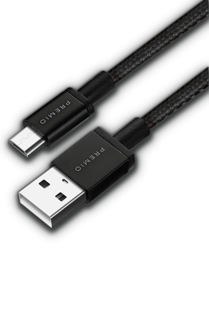 Premio Braided MUSB 3M Black