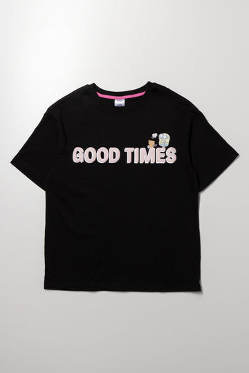Minions Oversized T-Shirt Black