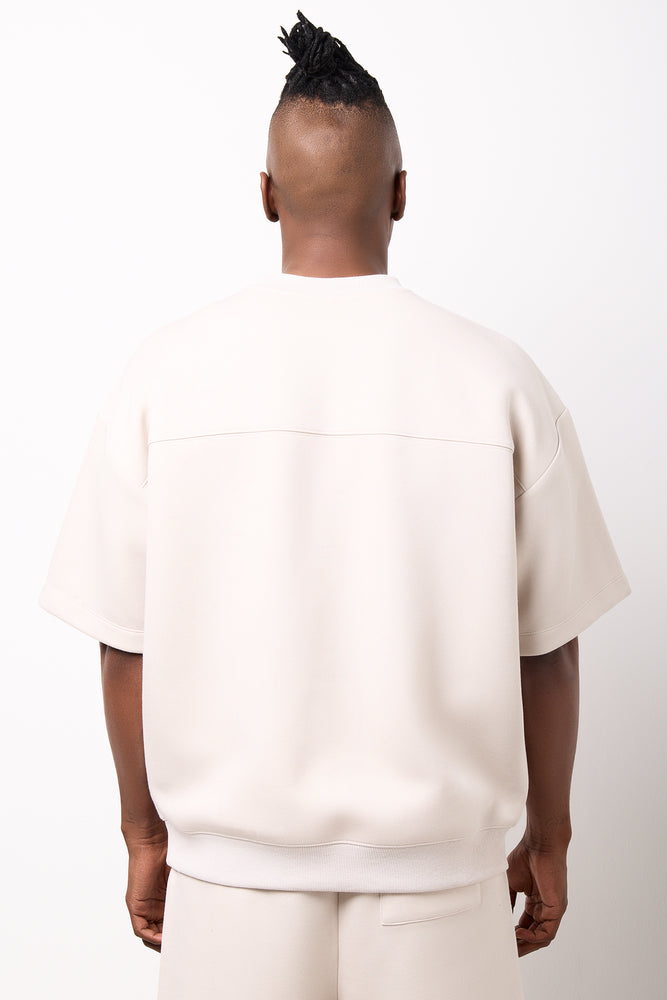 Stone Crew Neck Fleece Top (2)