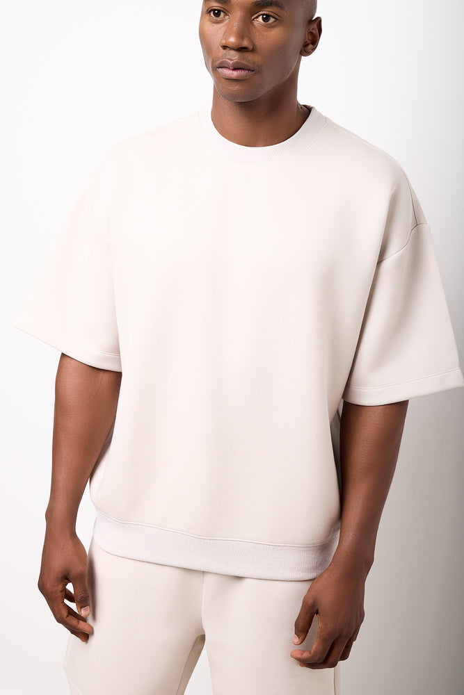 Stone Crew Neck Fleece Top (3)