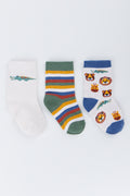 Safari Animal Print Baby Socks