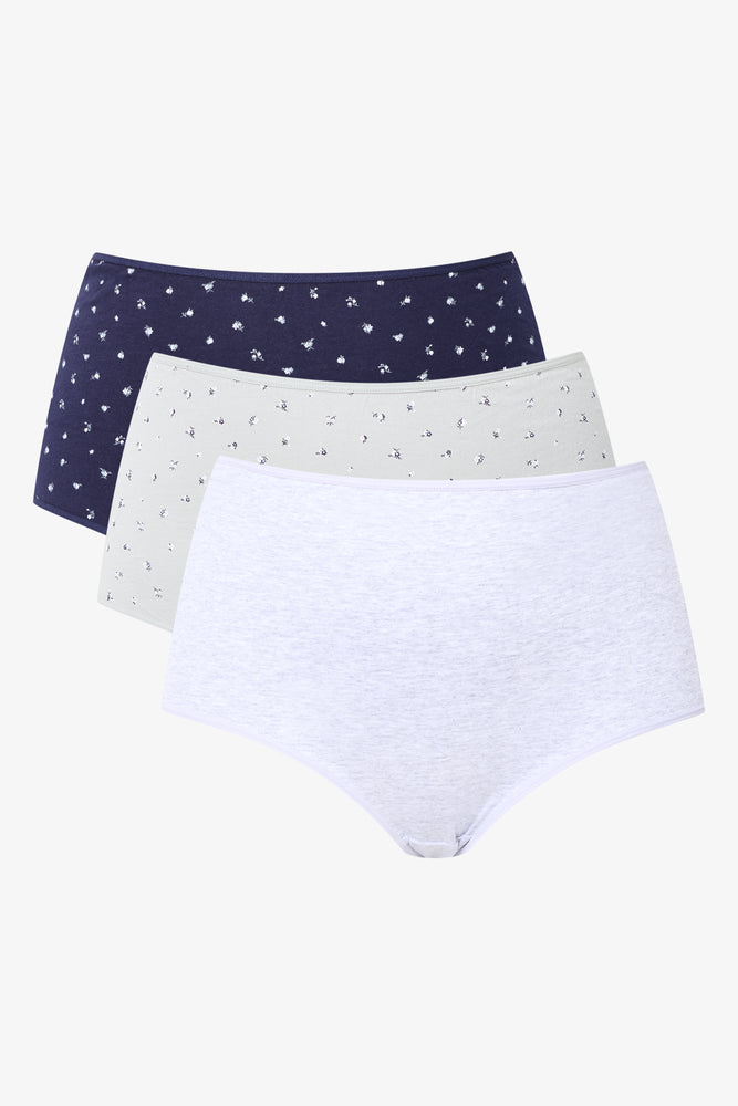 3 Pack Floral Briefs