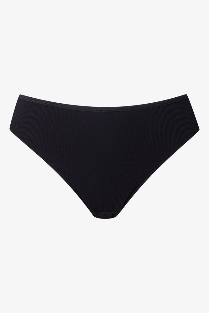 3 Pack Black & White Brazilian Panties (3)