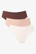 3 Pack Rib Thongs Natural (1)