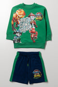 Green Navy Paw Patrol Fleece Set